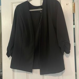 NWT Worthington black Open Blazer/ Jacket, Size XL